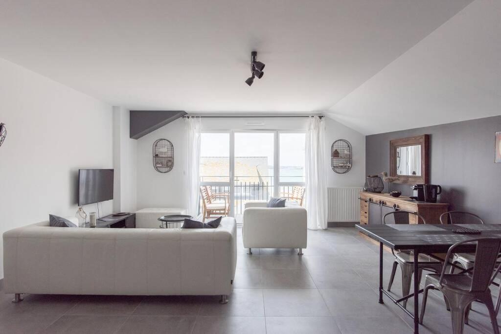 Appartement 4 Etoiles Vue Mer Et Bord De Plage Chez Odette Saint-Malo Exterior foto